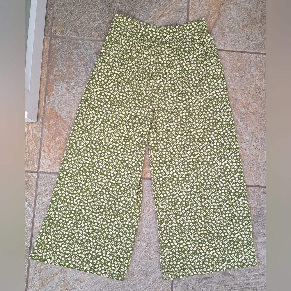 Fighting Eel Pant Etra, Meadow Green Floral, s. Med